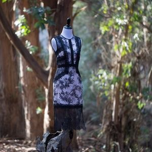 BCBG Lace Cocktail Dress, size 0